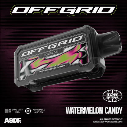 CARTRIDGE OFFGRID 12000 PUFFS by ASDF