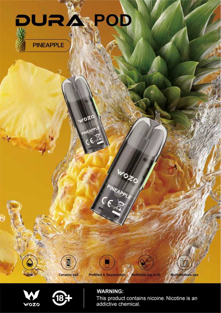 CARTRIDGE WOZO DURA POD 2ML COMPATIBLE RELX