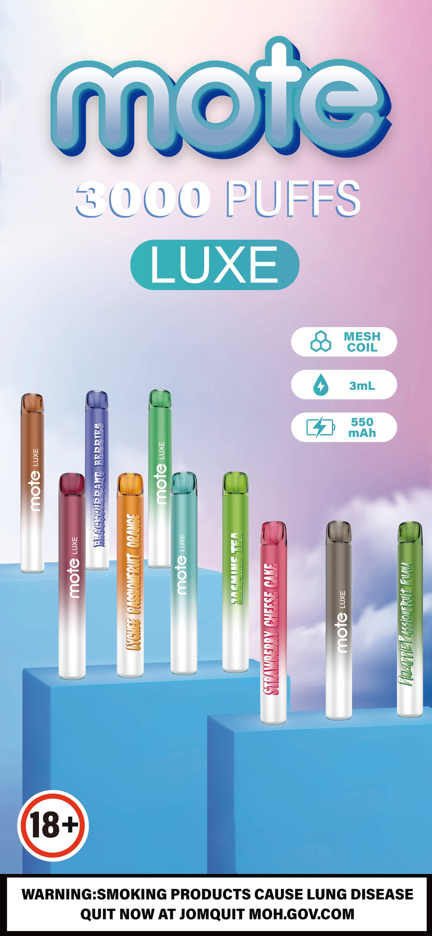 MOTE LUXE 3000 PUFFS