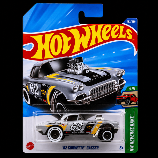 HOT WHEELS MAINLINE 2025 - '62 CORVETTE GASSER (182/250)