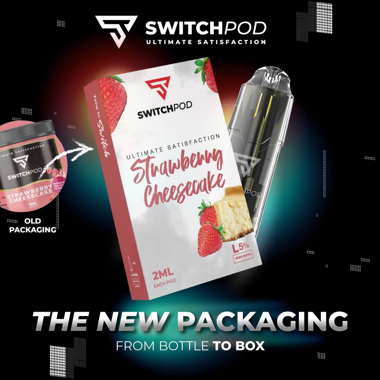CARTRIDGE SWITCH POD ( 1 POD ) COMPATIBLE NANO