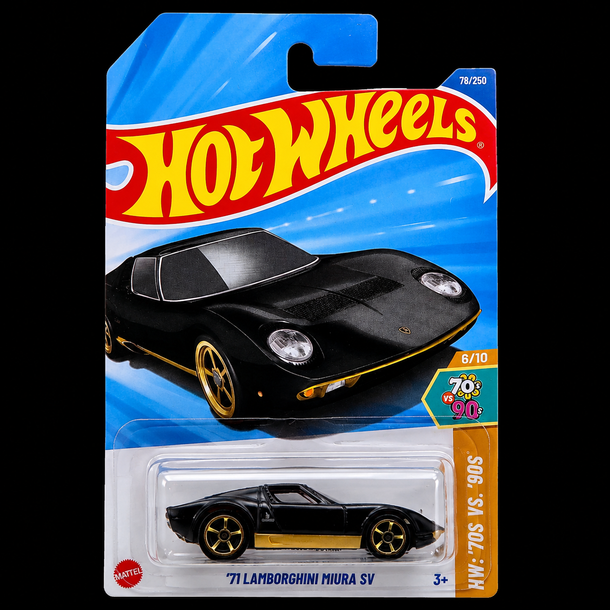 HOT WHEELS MAINLINE 2025 - '71 LAMBORGHINI MIURA SV (78/250)