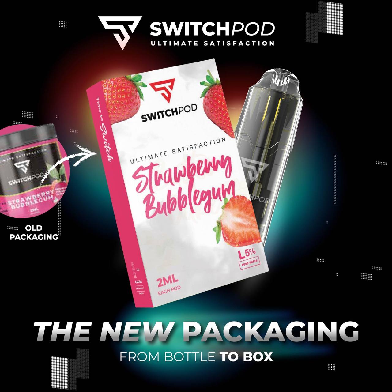 CARTRIDGE SWITCH POD ( 1 POD ) COMPATIBLE NANO