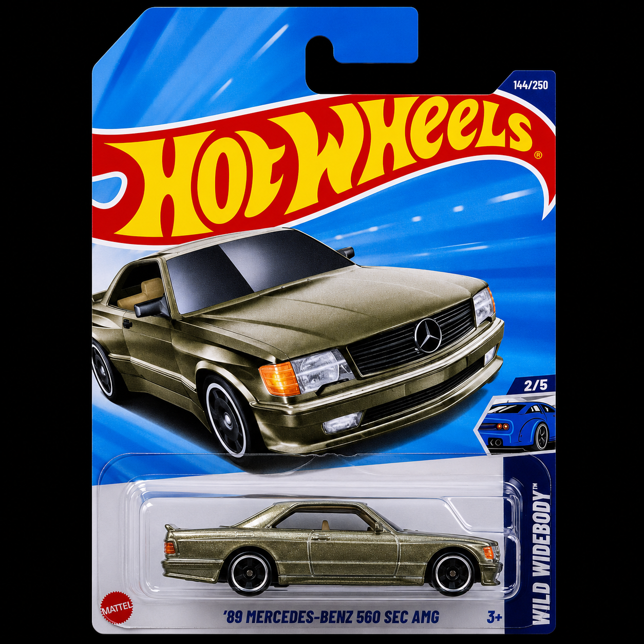 HOT WHEELS MAINLINE 2025 - '89 MERCEDES-BENZ 560 SEC AMG (186/250)