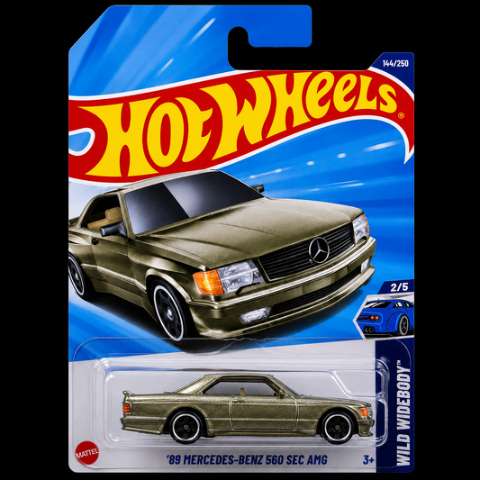 HOT WHEELS MAINLINE 2025 - '89 MERCEDES-BENZ 560 SEC AMG (186/250)