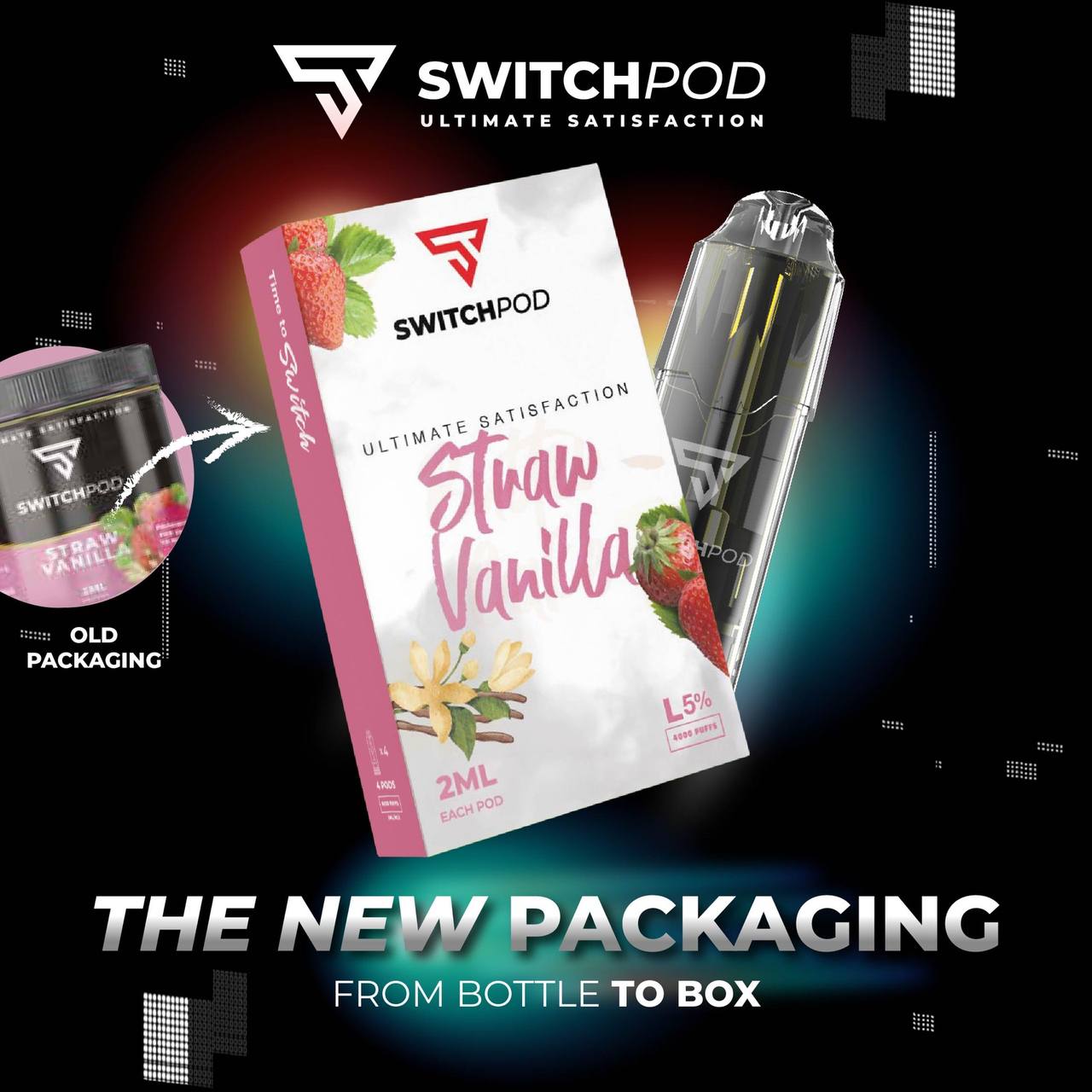 CARTRIDGE SWITCH POD ( 1 POD ) COMPATIBLE NANO