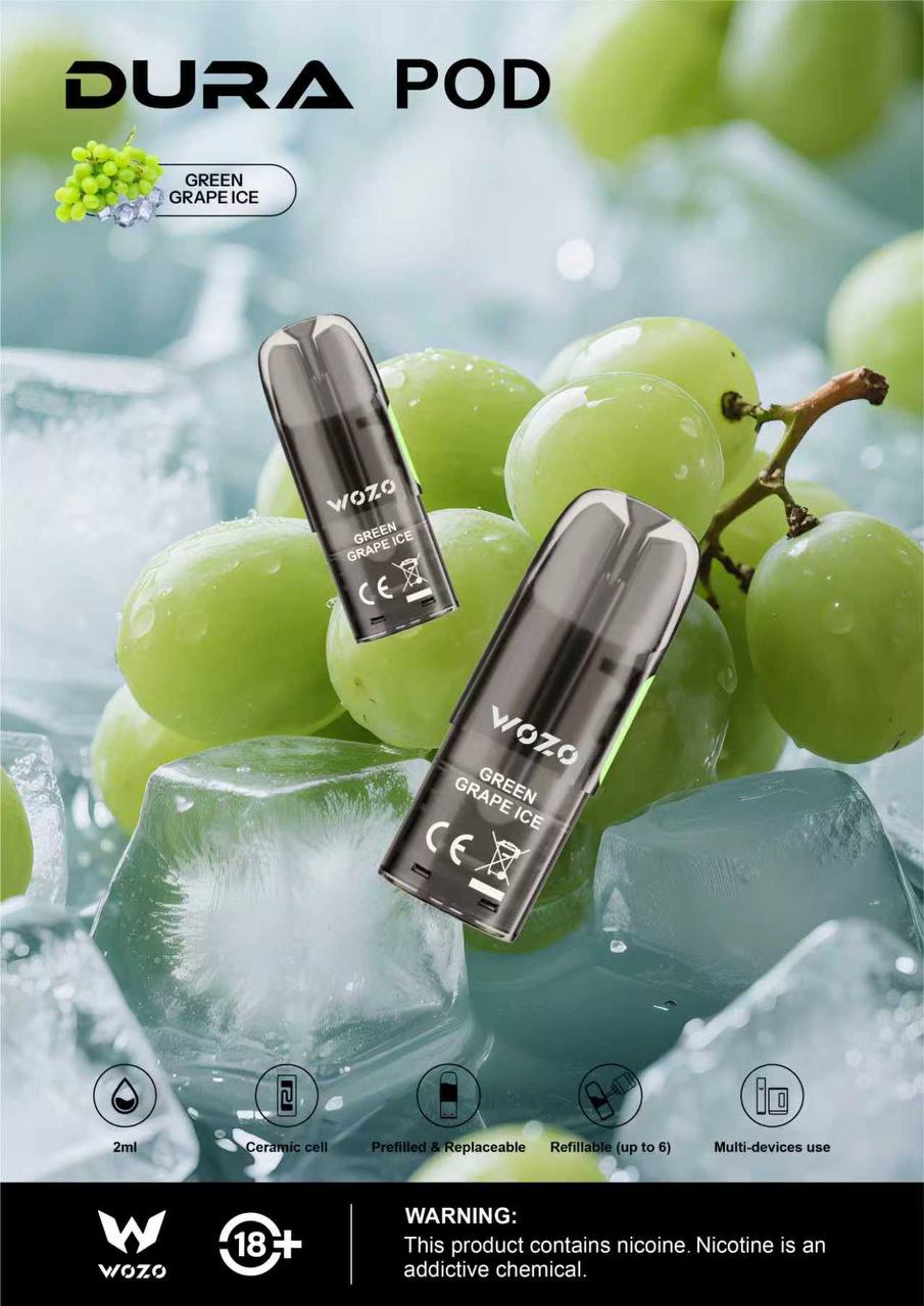 CARTRIDGE WOZO DURA POD 2ML COMPATIBLE RELX