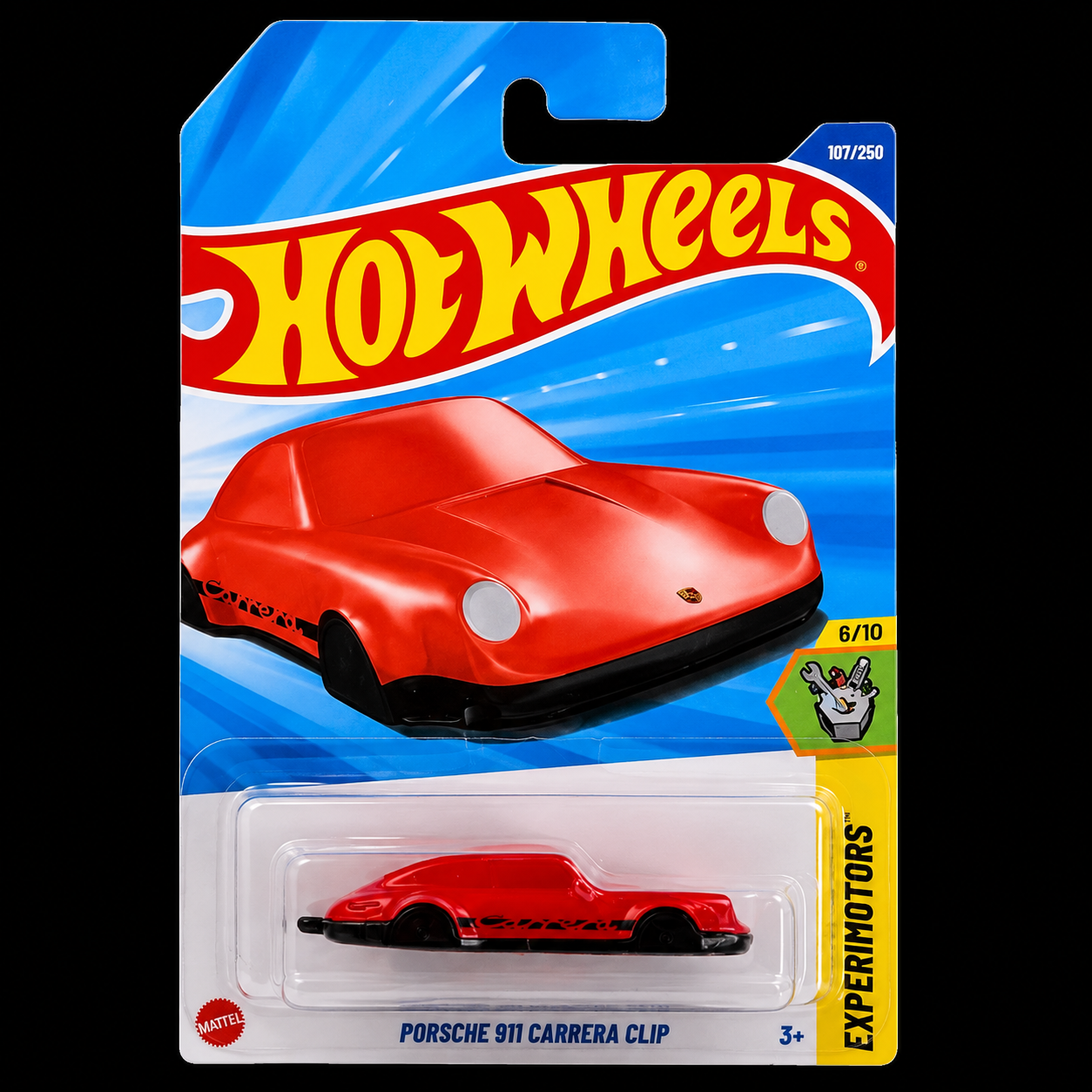 HOT WHEELS MAINLINE 2025 - PORSCHE 911 CARRERA CLIP (187/250)
