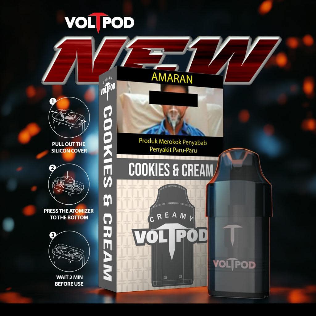 CARTRIDGE VOLTPOD 2ML ( 1 POD ) COMPATIBLE BOLDPOD