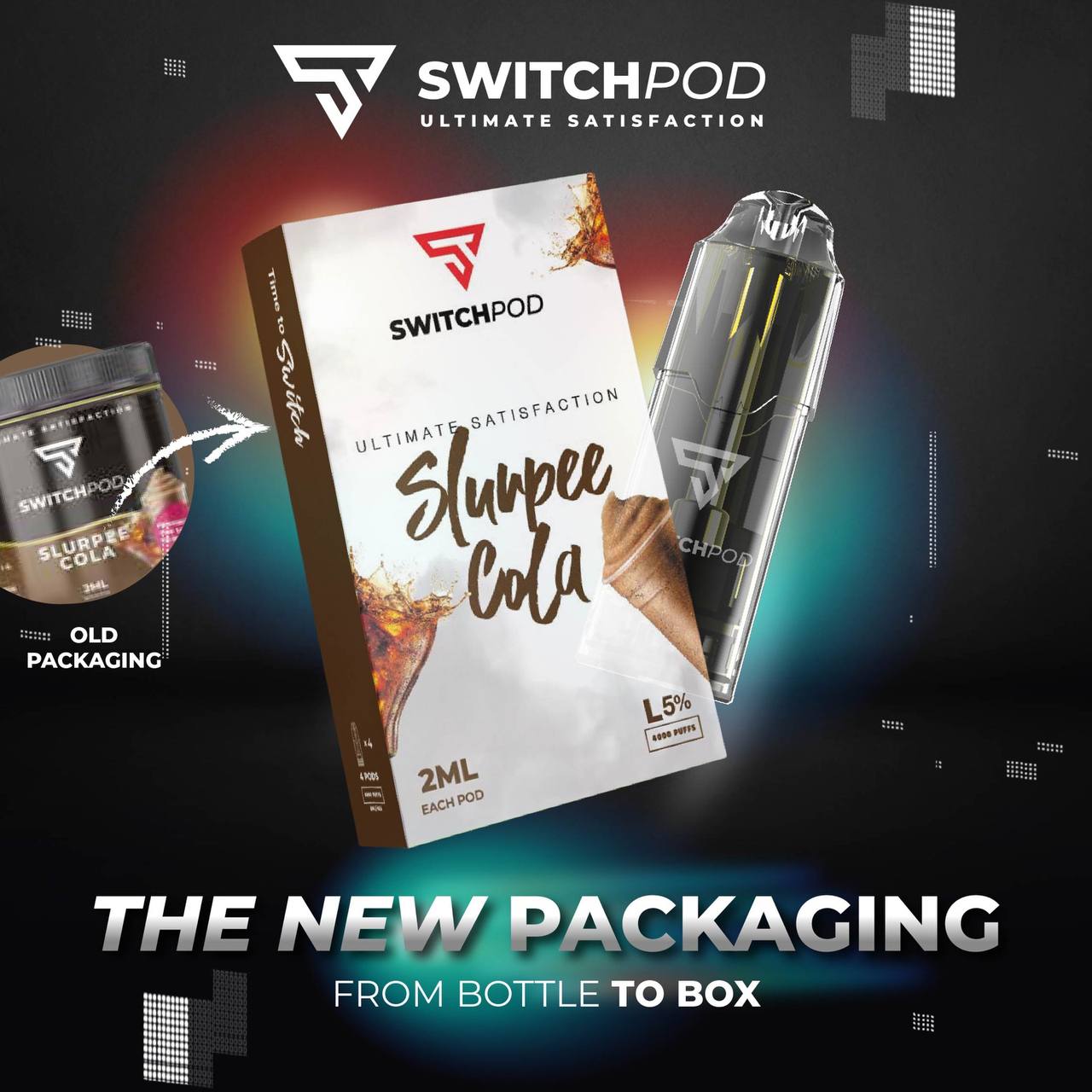 CARTRIDGE SWITCH POD ( 1 POD ) COMPATIBLE NANO