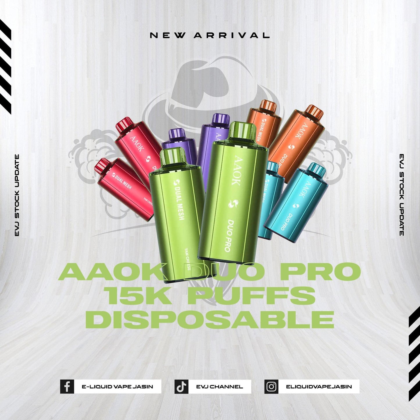 AAOK DUO PRO 15000 PUFFS