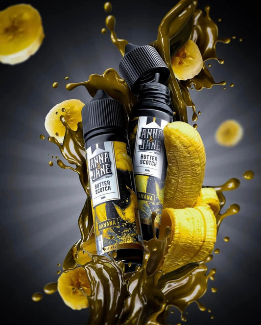 FREEBASE BUTTERSCOTCH BANANA 60ML by ANNA & JANE