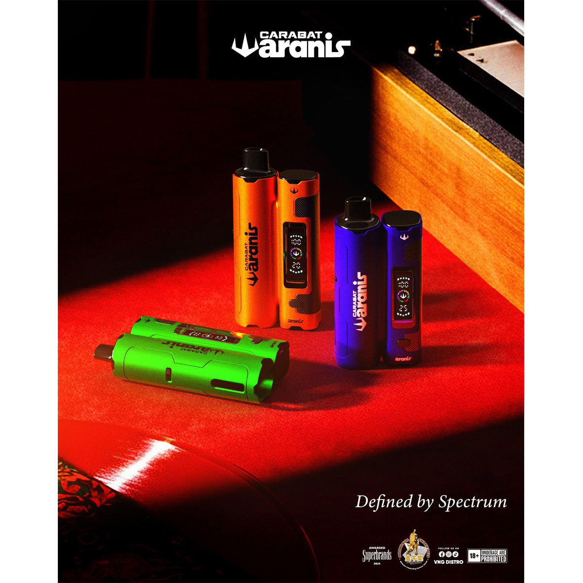 KIT SET CARABAT ARANIS (DEVICE + EMPTY CART)