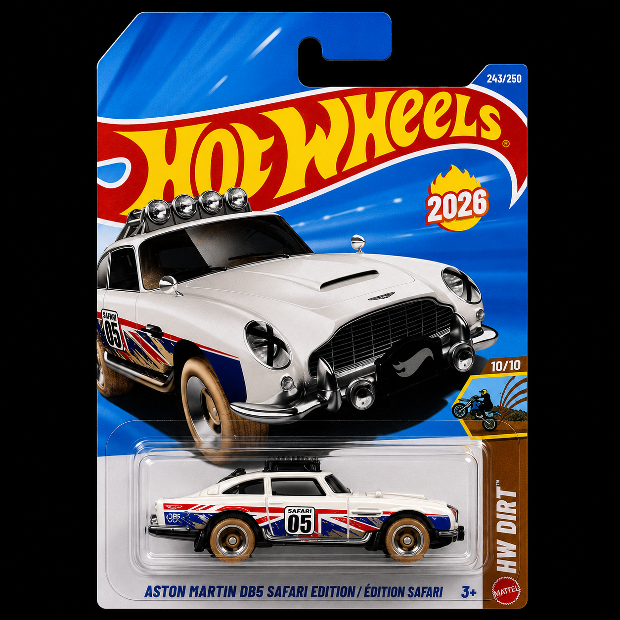 HOT WHEELS MAINLINE 2026 - ASTON MARTIN DB5 SAFARI EDITION (243/250)