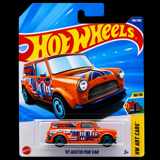 HOT WHEELS MAINLINE 2025 - '67 AUSTIN MINI VAN (169/250)
