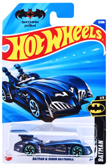 HOT WHEELS MAINLINE 2025 - BATMAN & ROBIN BATMOBILE (2/250)