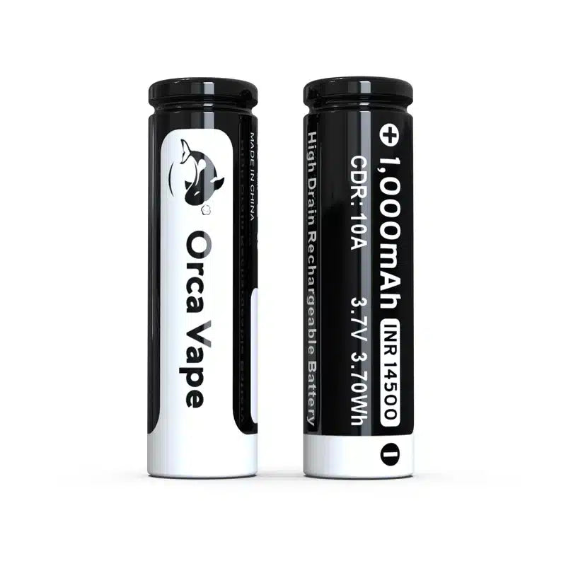 BATTERY ORCA VAPE 14500 1000 mAh ( 1 PCS )
