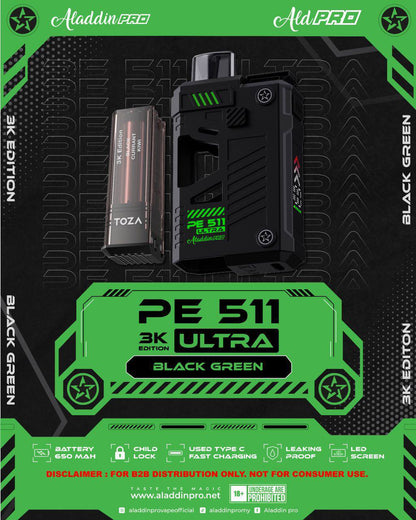 DEVICE ALADDIN PRO PE 511 ULTRA 3K PUFFS