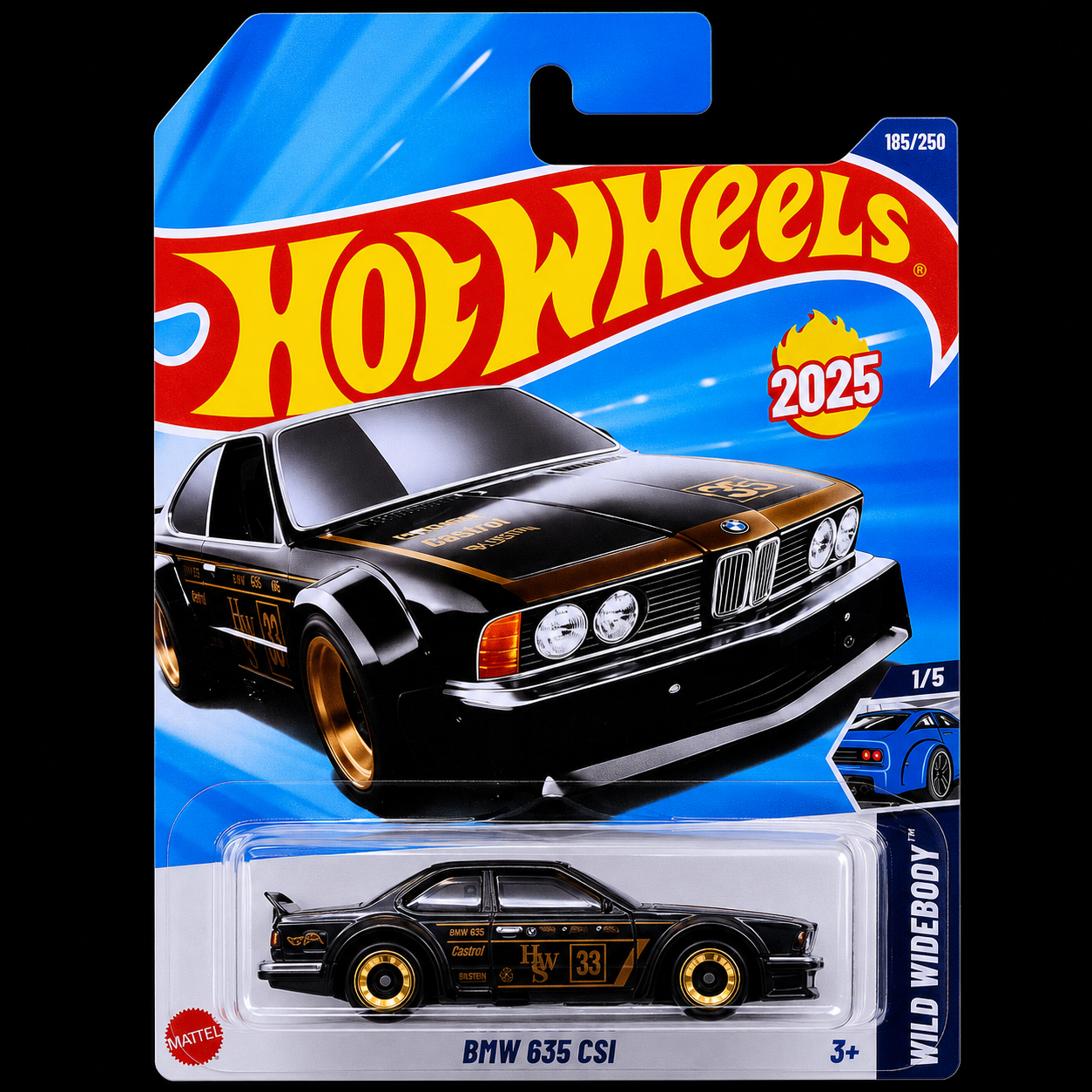 HOT WHEELS MAINLINE 2025 - BMW 635 CSi (185/250)