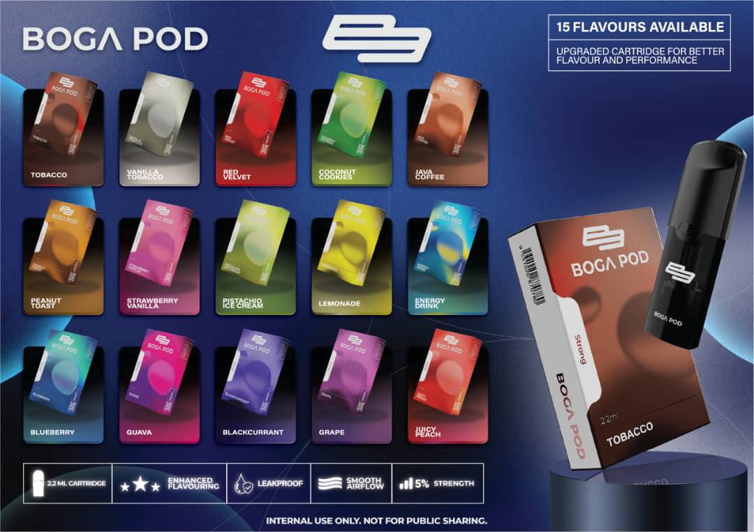CARTRIDGE BOGAPOD 2ML ( 1 POD ) COMPATIBLE NANO