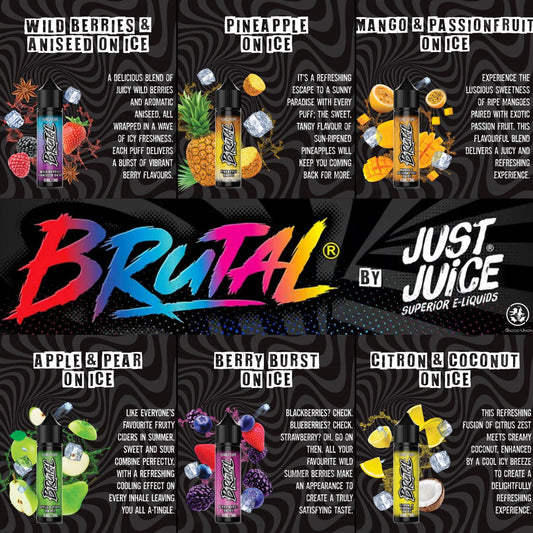 (IMPORT) FREEBASE BRUTAL 60ML by JUST JUICE