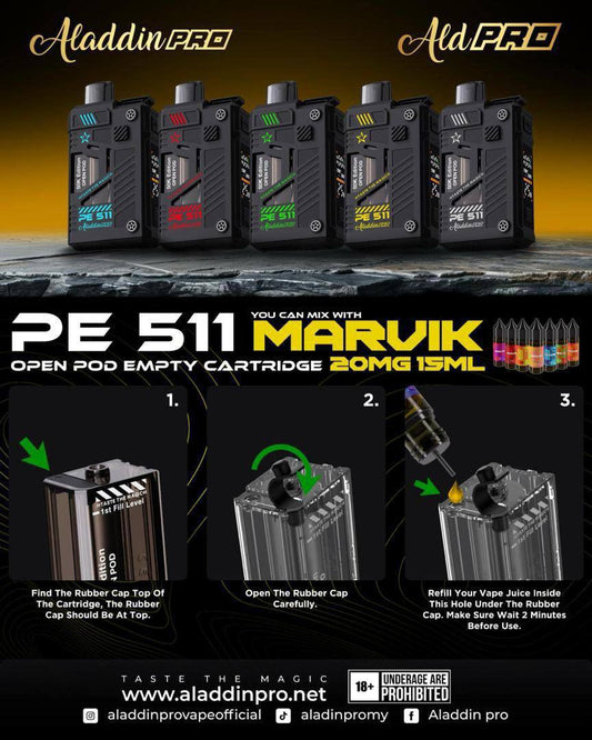 CARTRIDGE ALADDIN PE 511