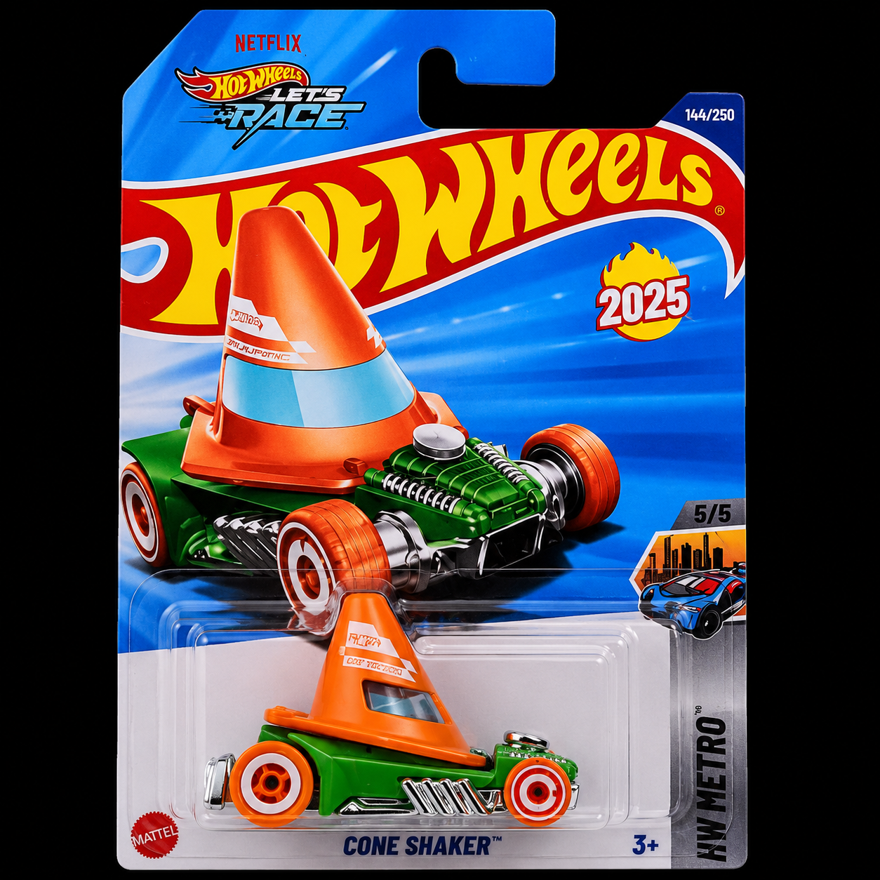 HOT WHEELS MAINLINE 2025 - CONE SHAKER (148/250)