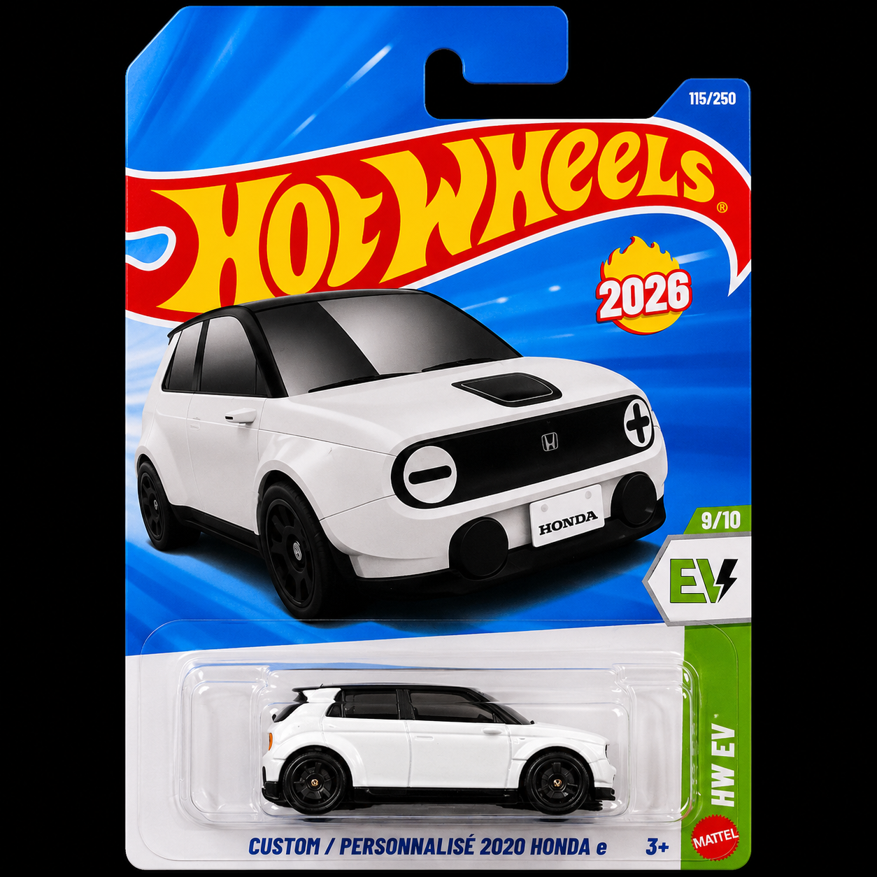 HOT WHEELS MAINLINE 2026 - CUSTOM 2020 HONDA e (115/250)