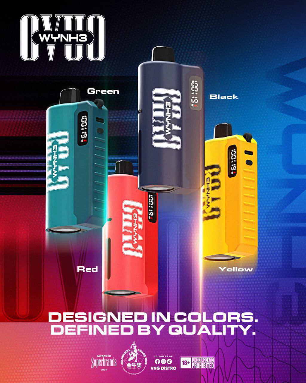 DEVICE WYNH3 OVOU OPEN SYSTEM KIT (NO LIQUID)