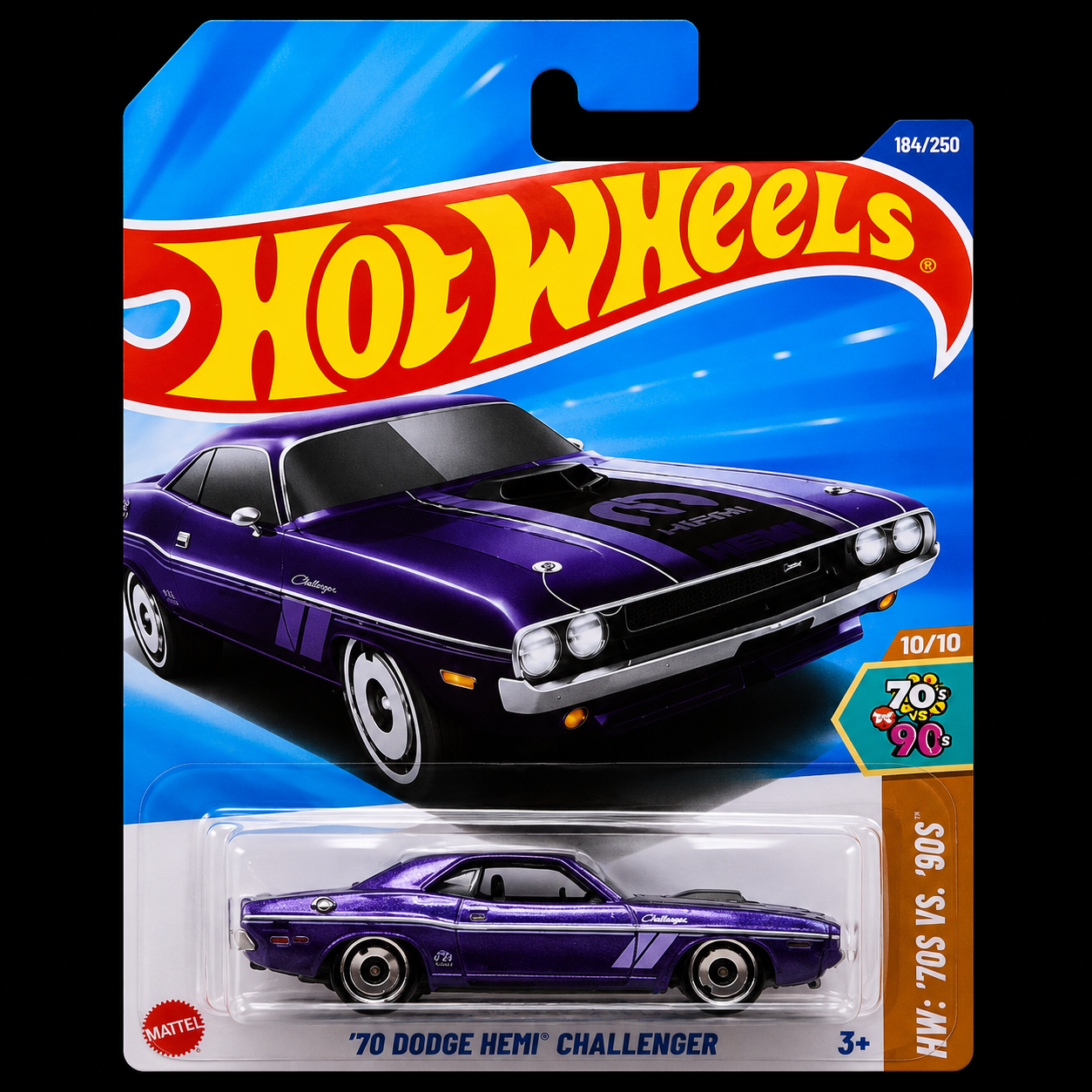 HOT WHEELS MAINLINE 2025 - '70 DODGE HEMI CHALLENGER (164/250)