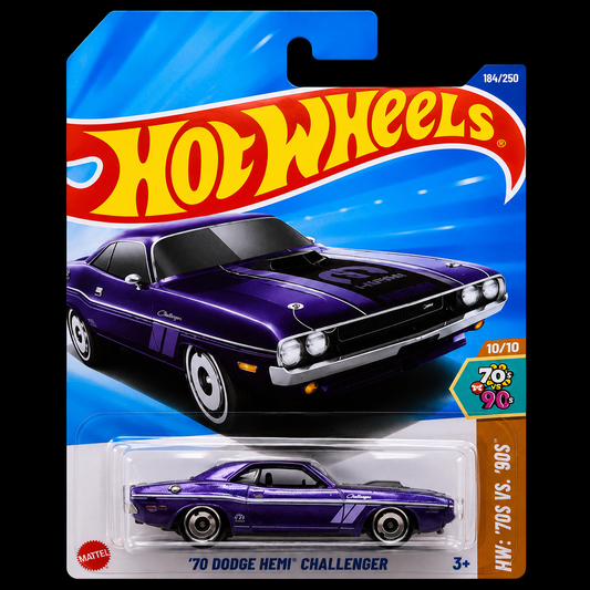 HOT WHEELS MAINLINE 2025 - '70 DODGE HEMI CHALLENGER (164/250)