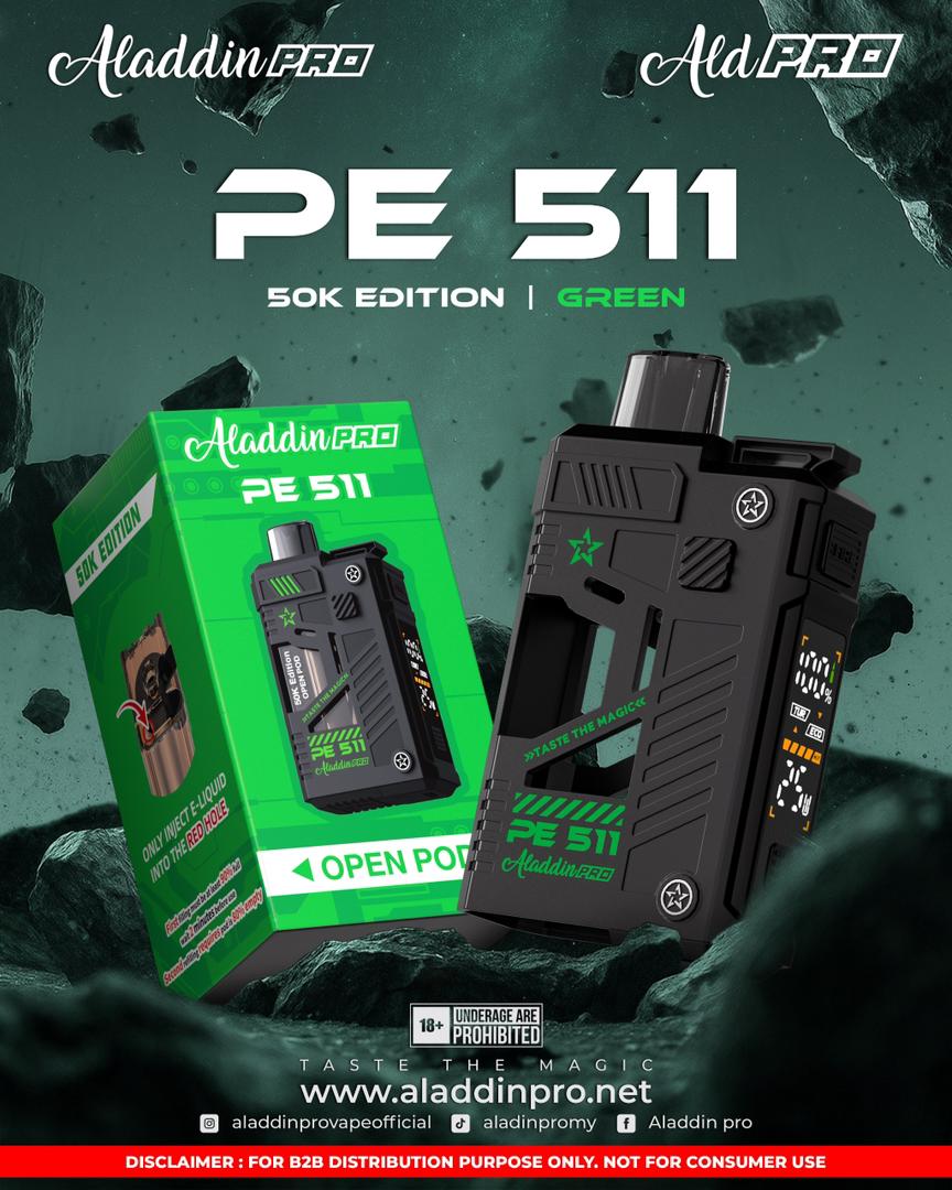 STARTER KIT ALADDIN PE 511 ( DEVICE + CARTRIDGE )