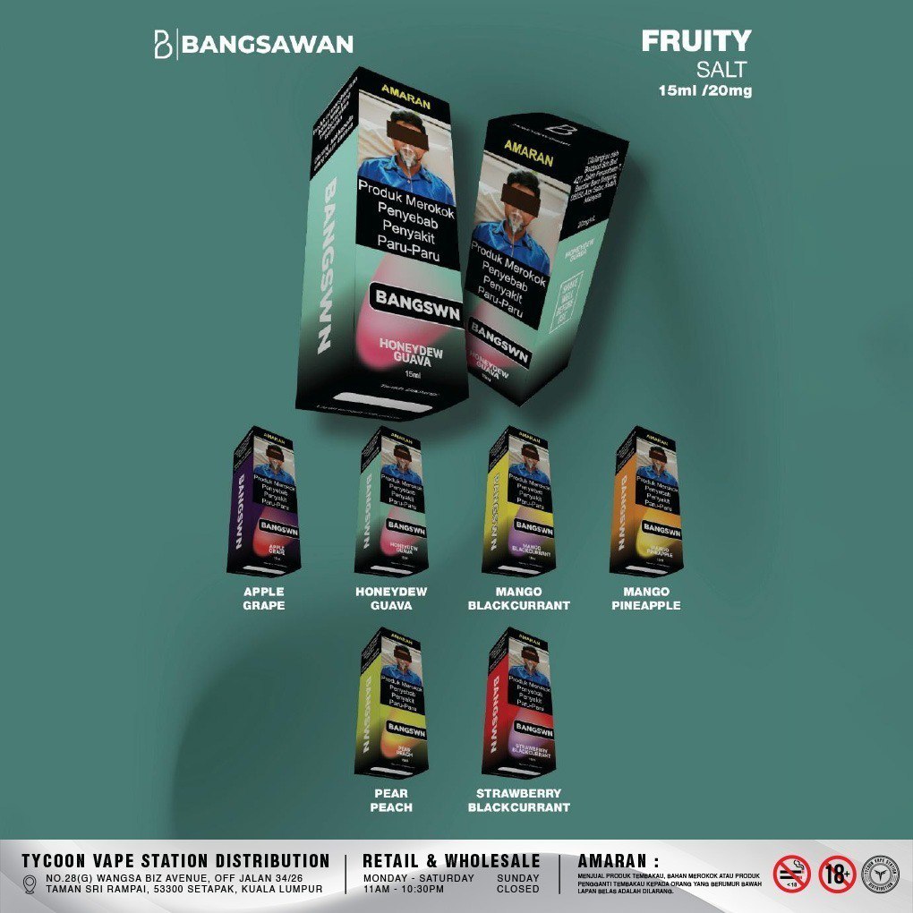 BANGSAWAN FRUITY SALT 15ML 20MG