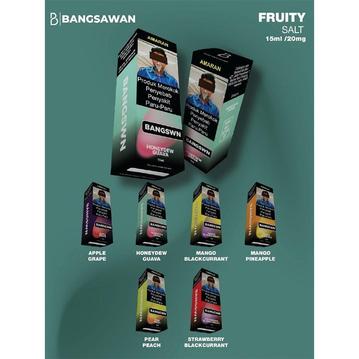 SALT BANGSAWAN FRUITY SERIES 15ML 20MG