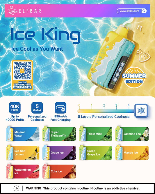ICE KING 40000 PUFFS SUMMER EDITION by ELF BAR