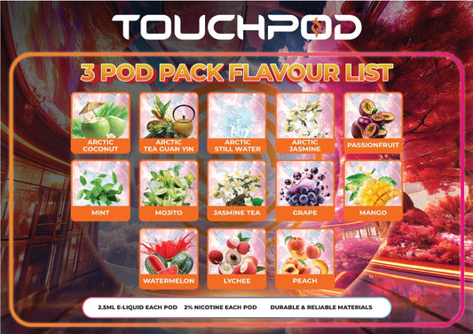 CARTRIDGE FOVS TOUCH POD ( 3 PODS )