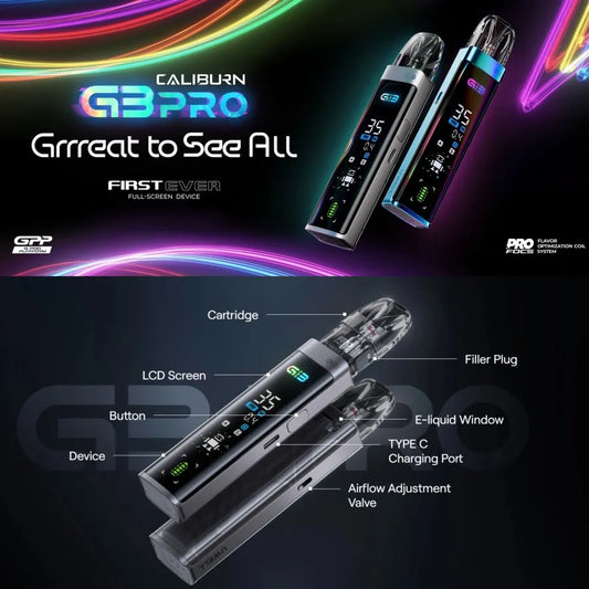 DEVICE KIT CALIBURN G3 PRO by UWELL