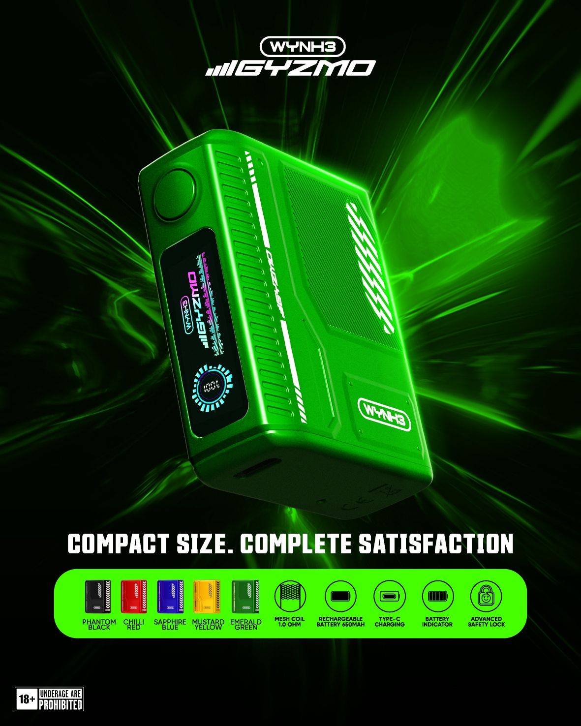 KIT WYNH3 GYZMO - BUY 3 FOC 1 DEVICE