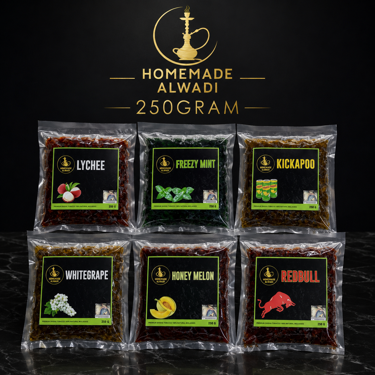 HOMEMADE ALWADI PREMIUM HOOKAH FLAVOUR 250gram
