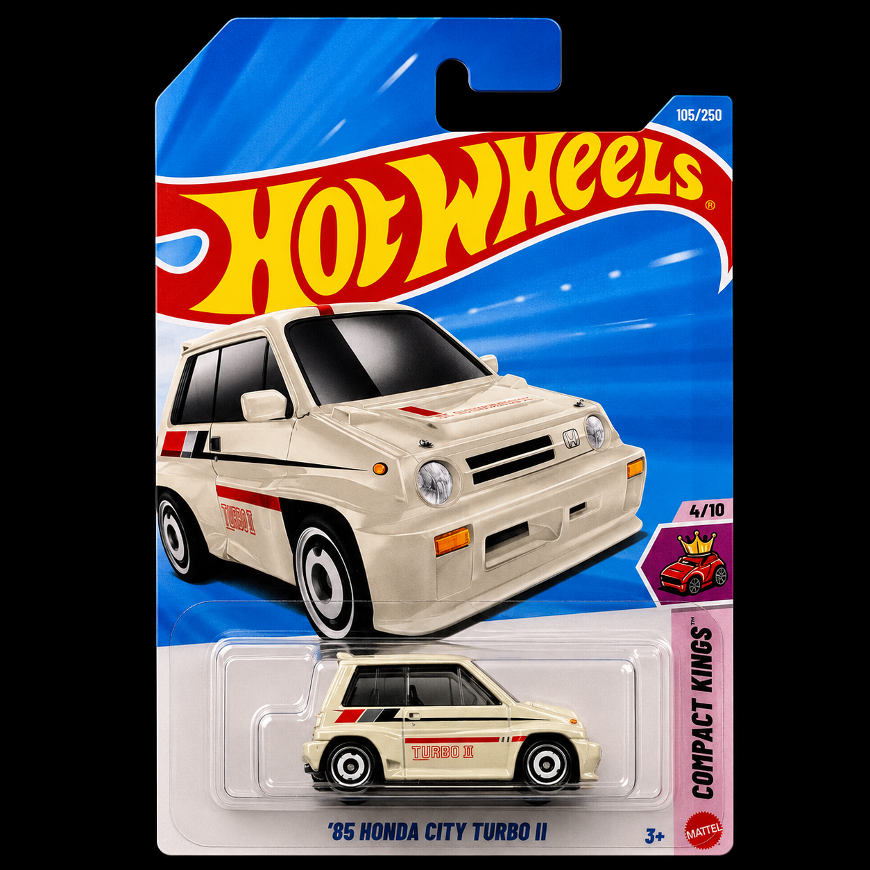 HOT WHEELS MAINLINE 2026 - '85 HONDA CITY TURBO II (105/250)