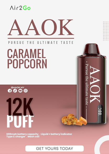 AAOK AIR2GO 12000 PUFFS