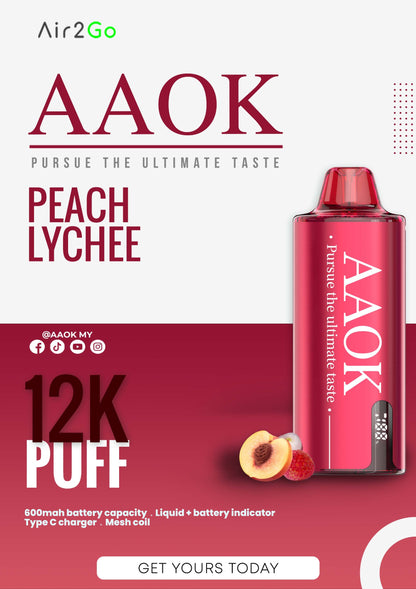 AAOK AIR2GO 12000 PUFFS