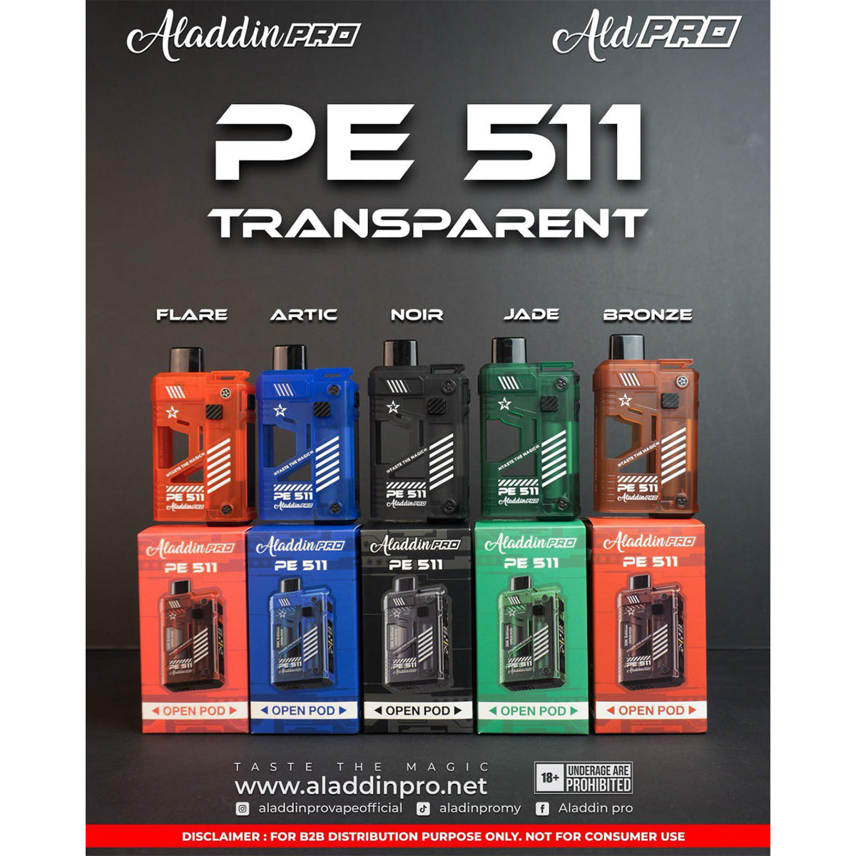 KIT SET ALADDIN PRO PE 511