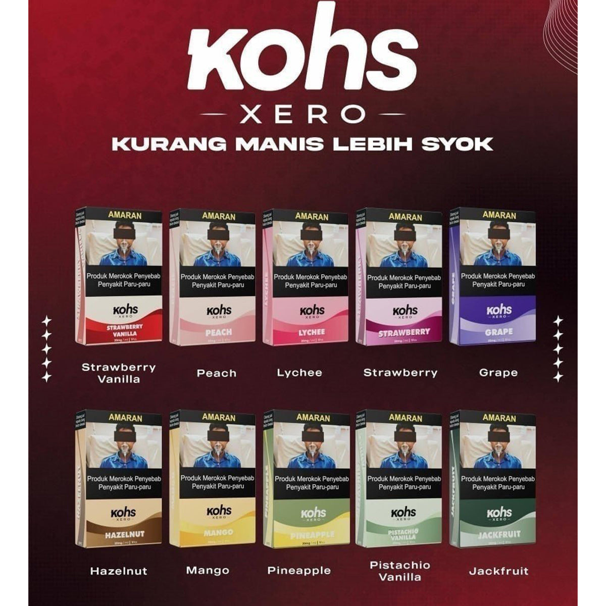 KOHS XERO 2ML KURANG MANIS
