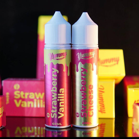 FREEBASE LASSI JUICE STRAWBERRY VANILLA STRAWBERRY CHEESE 60ML