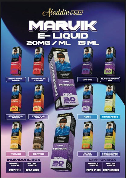 MARVIK E-JUICE 15ML 20MG