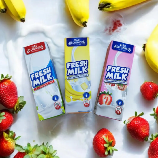 FREEBASE FRESH MILK SERIES 60ML by MAD ALCHEMIST
