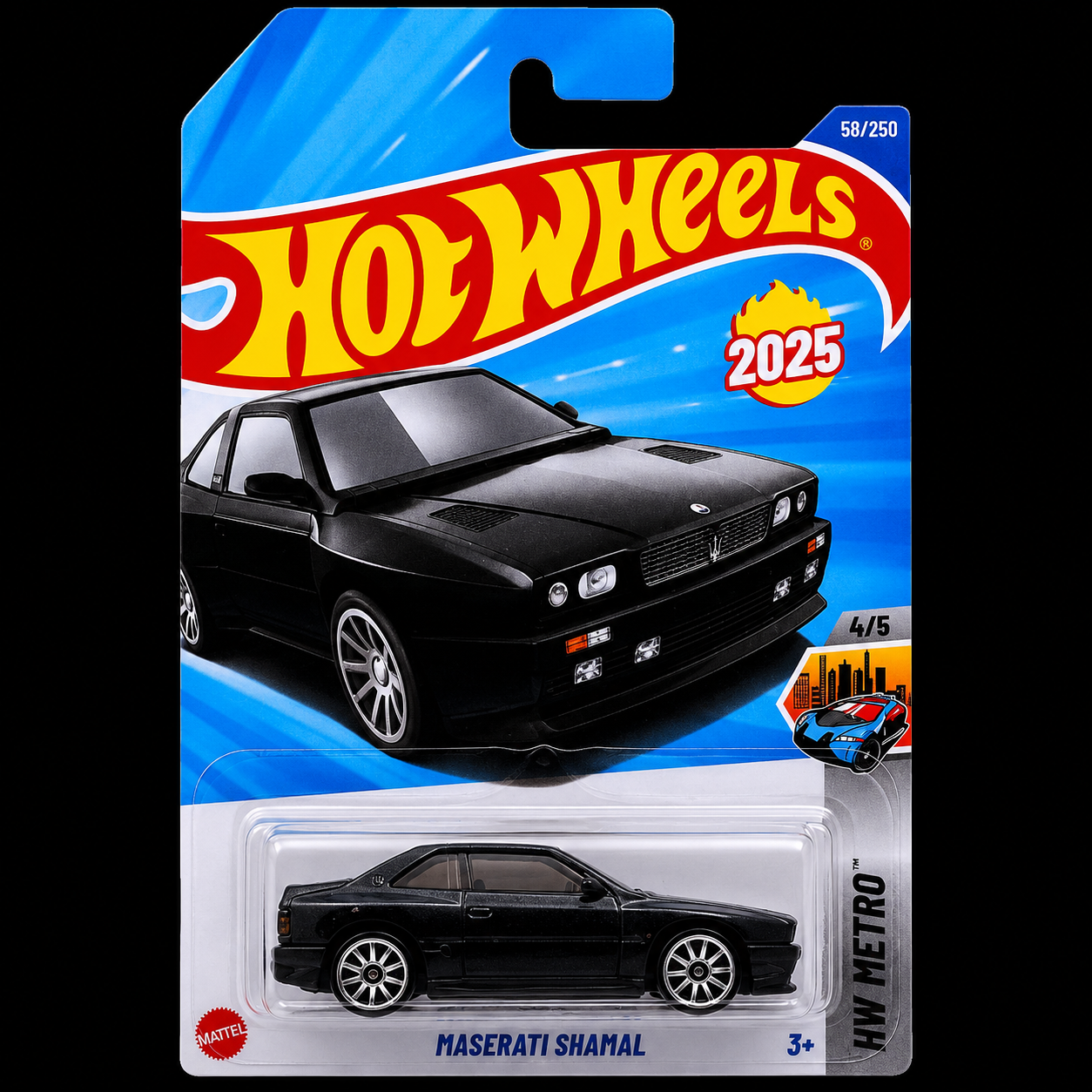 HOT WHEELS MAINLINE 2025 - MASERATI SHAMAL (58/250)