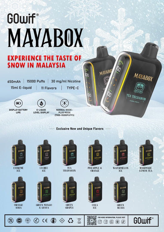 *CLEAR* MAYABOX 15000 PUFFS