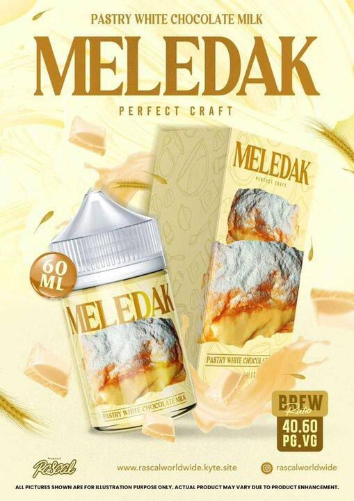 FREEBASE MELEDAK PASTRY WHITE CHOCOLATE MILK 60ML